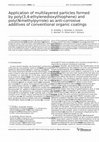 Research paper thumbnail of Application of multilayered particles formed by poly(3,4-ethylenedioxythiophene) and poly(N-methylpyrrole) as anti-corrosive additives of conventional organic coatings