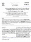 Research paper thumbnail of Cross-linking in polypyrrole and poly(N-methylpyrrole): Comparative experimental and theoretical studies