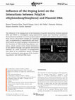 Research paper thumbnail of Influence of the Doping Level on the Interactions between Poly(3,4-ethylenedioxythiophene) and Plasmid DNA