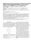 Research paper thumbnail of Application of electrochemically produced and oxidized poly(3,4-ethylenedioxythiophene) as anticorrosive additive for paints: Influence of the doping level