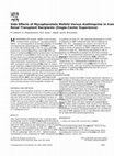 Research paper thumbnail of Side effects of mycophenolate mofetil versus azathioprine in iranian renal transplant recipients (single-center experience)