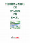 Research paper thumbnail of Curso de programacion de macros en excel