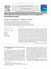 Research paper thumbnail of Flash flood forecasting, warning and risk management: the HYDRATE project