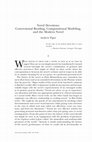 Research paper thumbnail of Novel Devotions: Conversional Reading, Computational Modeling, and the Modern Novel