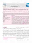 Research paper thumbnail of Evaluation of safety and efficacy of Maa-Lact in lactating Holtzman rats