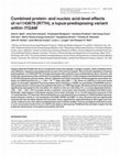 Research paper thumbnail of Combined protein- and nucleic acid-level effects of rs1143679 (R77H), a lupus-predisposing variant within ITGAM