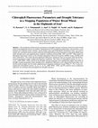 Research paper thumbnail of Chlorophyll fluorescence parameters and drought tolerance in a mapping population of winter bread wheat in the highlands of Iran