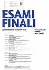 Research paper thumbnail of Esami finali Dottorato Internazionale Villard_IUAV / Commissione