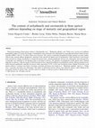 Research paper thumbnail of The content of polyphenols and carotenoids in three apricot cultivars depending on stage of maturity and geographical region