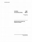 Research paper thumbnail of Directrices para la auditoría de Sistemas de Gestión