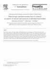 Research paper thumbnail of What do tigers and backswimmers have in common? an analysis of structure and sensitivity in individual-based models