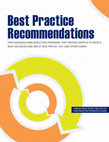 Research paper thumbnail of Best Practice Recommendations for Canadian Harm reduCtion Programs tHat Provide serviCe to PeoPle WHo use drugs and are at risk for Hiv, HCv, and otHer Harms Working grouP on Best PraCtiCe for Harm reduCtion Programs in Canada