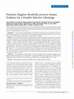 Research paper thumbnail of Pertactin-Negative Bordetella pertussis Strains: Evidence for a Possible Selective Advantage