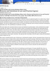 Research paper thumbnail of Review of George Pavlakos and Veronica Rodriguez-Blanco (eds), Reasons and Intentions in Law and Practical Agency