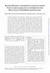 Research paper thumbnail of Raised Without Antibiotics: Lessons from Voluntary Labeling of Antibiotic Use Practices in The Broiler Industry