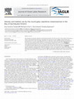 Research paper thumbnail of Density and habitat use by the round goby (Apollonia melanostoma) in the Bay of Quinte, Lake Ontario