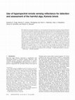 Research paper thumbnail of Use of hyperspectral remote sensing reflectance for detection and assessment of the harmful alga, Karenia brevis