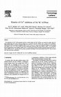 Research paper thumbnail of Kinetics of Cu2+ inhibition of Na+K+-ATPase