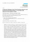 Research paper thumbnail of Commercial Thinning to Meet Wood Production Objectives and Develop Structural Heterogeneity: A Case Study in the Spruce-Fir Forest, Quebec, Canada