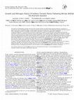 Research paper thumbnail of Growth and Nitrogen Status of Soilless Tomato Plants Following Nitrate Withdrawal from the Nutrient Solution