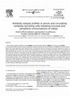 Research paper thumbnail of Antibody isotype profiles in serum and circulating antibody-secreting cells following mucosal and peripheral immunisations of sheep