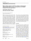 Research paper thumbnail of High-resolution analysis of a QTL for resistance to Stagonospora nodorum glume blotch in wheat reveals presence of two distinct resistance loci in the target interval