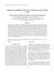 Research paper thumbnail of Magnetic susceptibility of some Lesser Himalayan rocks in central Nepal