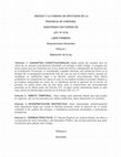 Research paper thumbnail of SENADO Y LA CÁMARA DE DIPUTADOS DE LA