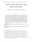 Research paper thumbnail of A Gaussian Mixture PHD Filter for Jump Markov System Models