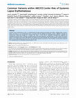 Research paper thumbnail of Sa.9. Common Variants within MECP2 Confer Risk of Systemic Lupus Erythematosus