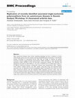 Research paper thumbnail of Replication of recently identified associated single-nucleotide polymorphisms from six autoimmune diseases in Genetic Analysis Workshop 16 rheumatoid arthritis data