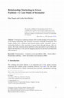 Research paper thumbnail of Relationship Marketing in Green Fashion—A Case Study of hessnatur