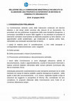 Research paper thumbnail of RELAZIONE DELLA COMMISSIONE MINISTERIALE INCARICATA DI ELABORARE UNA PROPOSTA DI INTERVENTI IN MATERIA DI CRIMINALITÀ ORGANIZZATA