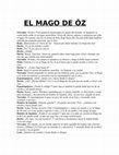 Research paper thumbnail of EL MAGO DE ÖZ