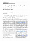 Research paper thumbnail of Refined mapping of the Pierce’s disease resistance locus, PdR1, and Sex on an extended genetic map of Vitis rupestris × V. arizonica