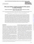 Research paper thumbnail of Efflux pump inhibitors: targeting mycobacterial efflux systems to enhance TB therapy