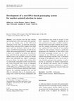 Research paper thumbnail of Development of a seed DNA-based genotyping system for marker-assisted selection in maize