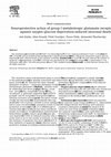 Research paper thumbnail of Neuroprotective action of group I metabotropic glutamate receptor agonists against oxygen–glucose deprivation-induced neuronal death