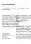 Research paper thumbnail of Whitehead's hemorrhoidectomy. A useful surgical procedure in selected cases