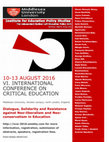 Research paper thumbnail of Call for Paper . Dialogue, Solidarity and Resistance against Neo-liberalism and Neo- conservatism in Education