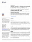 Research paper thumbnail of Aberrant Function of Learning and Cognitive Control Networks Underlie Inefficient Cognitive Flexibility in Anorexia Nervosa: A Cross-Sectional fMRI Study