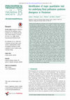 Research paper thumbnail of Identification of a major quantitative trait locus for resistance to fire blight in the wild apple species Malus fusca