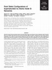 Research paper thumbnail of Point Defect Configurations of Supersaturated Au Atoms Inside Si Nanowires