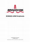 Research paper thumbnail of BCM2835 ARM Peripherals