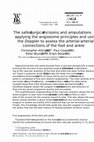 Research paper thumbnail of The safest surgical incisions and amputations applying the angiosome principles and using the Doppler to assess the arterial-arterial connections of the foot and ankle