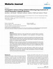 Research paper thumbnail of Competitive release of drug resistance following drug treatment of mixed Plasmodium chabaudi infections