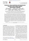 Research paper thumbnail of Virulence, drug sensitivity and transmission success in the rodent malaria, Plasmodium chabaudi