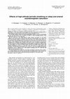 Research paper thumbnail of Effects of high-altitude periodic breathing on sleep and arterial oxyhaemoglobin saturation