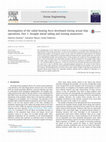 Research paper thumbnail of Investigation of the radial bearing force developed during actual ship operations. Part1: Straight ahead sailing and turning maneuvers