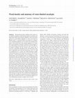 Research paper thumbnail of Wood density and anatomy of water-limited eucalypts